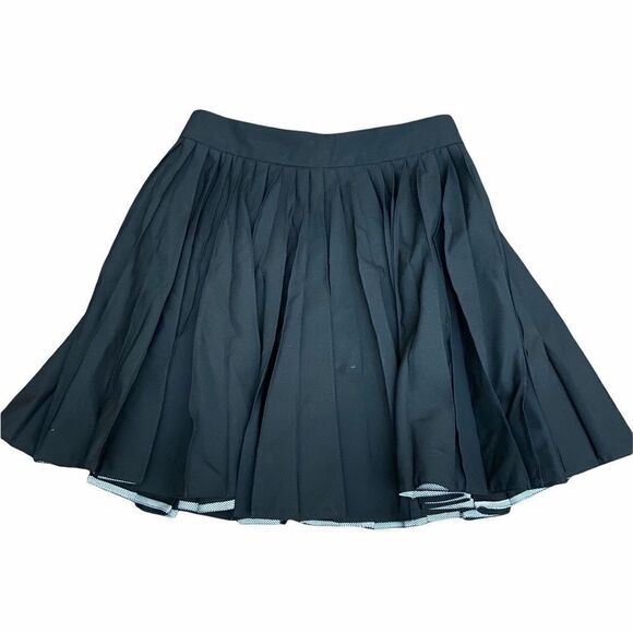Alice + Olivia Black Pleated Mini Skirt Size27 - Picture 1 of 8